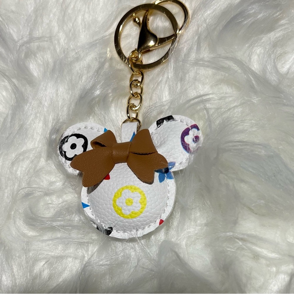 Mickey head Kawaii Keychain  Bag Pendant NWOT
